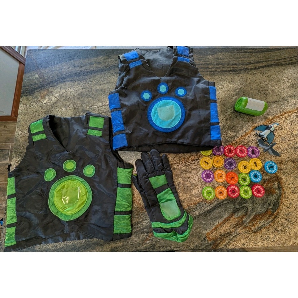 Wild Kratts Creature Power Suit Costume Vest Glove Power Disc Holder Figure READ - Picture 4 of 16